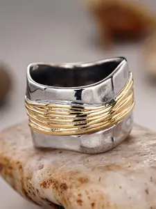 1 PC Glamorous Statement Multi Ring For Women For Valentine's Day Gift Wedding Anniversary Party Jewelry Statement Rings, Beautiful Rings