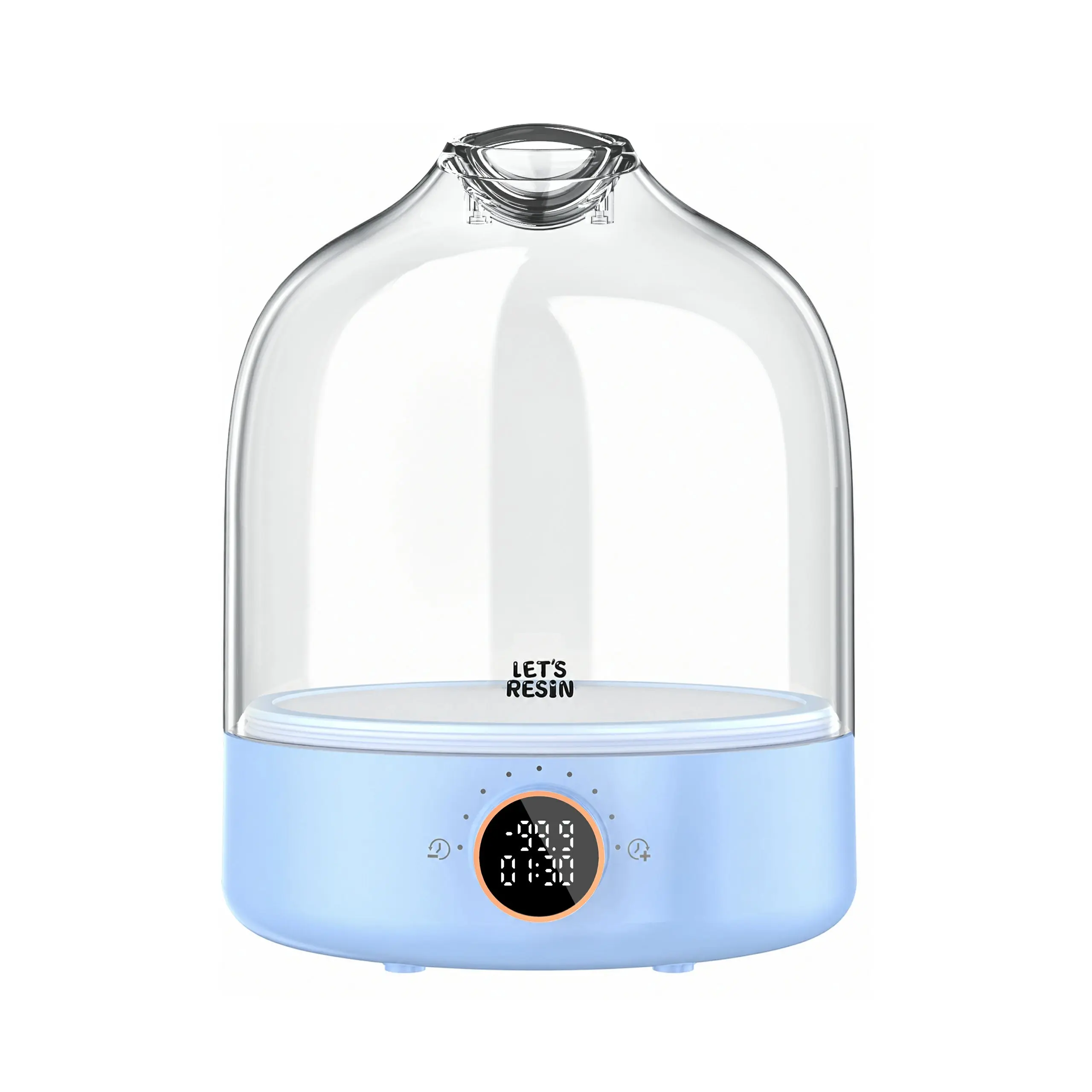 LET'S RESIN Airzero Resin Bubble Remover, Eliminate 99% Bubble in 5-9 Minutes, 99Kpa with Digital Display，Bigger Capacity, Auto Vent, Timer for Epoxy Resin Casting, Resin Art Crafts, Jewelry Making