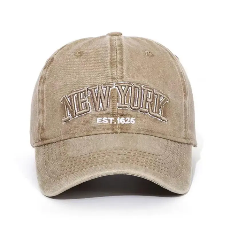 New York Embroidery Baseball Cap, Cool Casual Outdoor Sports Hat for Men & Women, Vintage All-match Sun Hat for Daily Wear