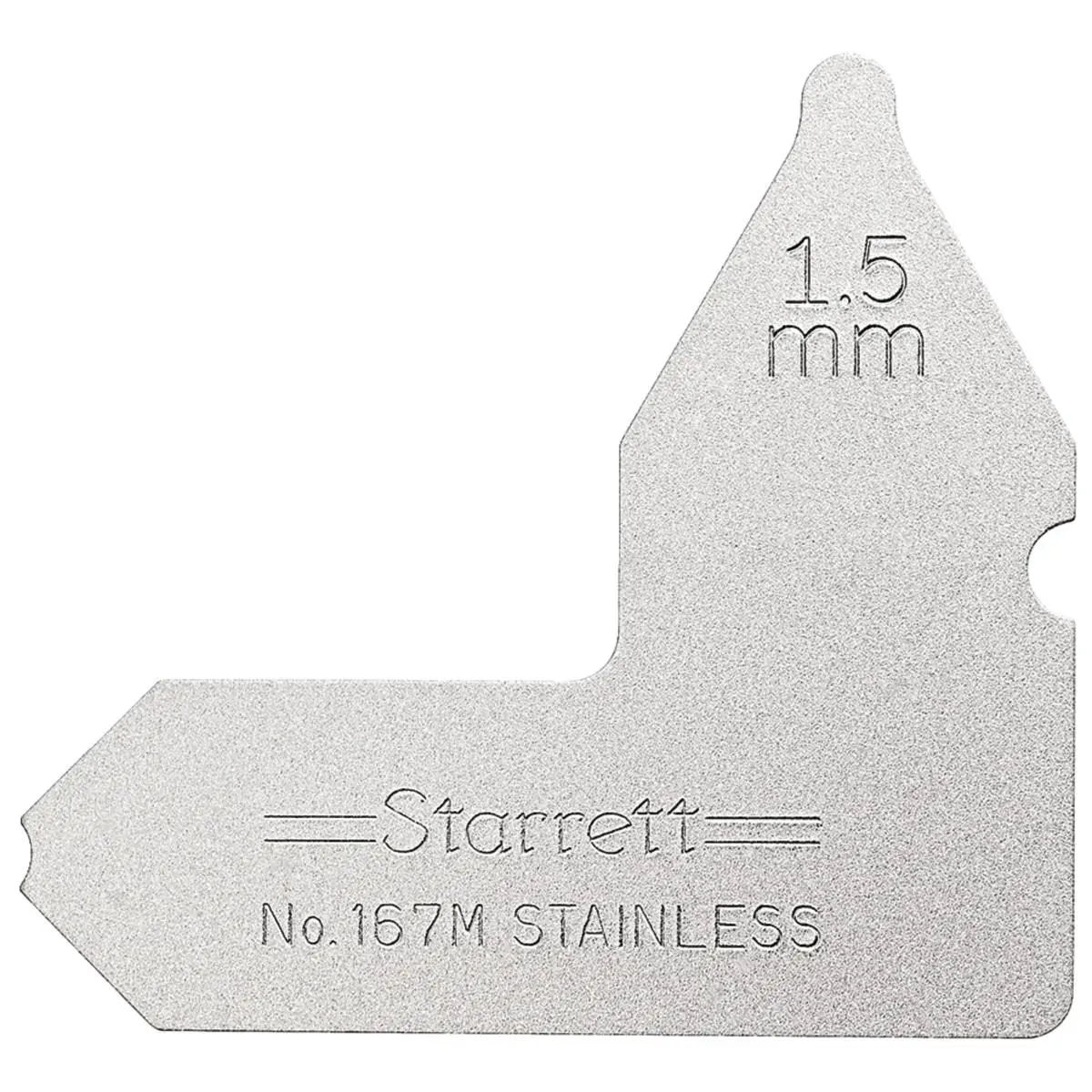 Starrett 167M-11-2 Radius Gage Measuring Tool - 1.5 mm, Clearly Marked, Convex/Concave, 5 Different Gaging Surfaces for Radii Checking in Office Stationery & Supplies, School Educational Needs, Clearly Marked With Radius