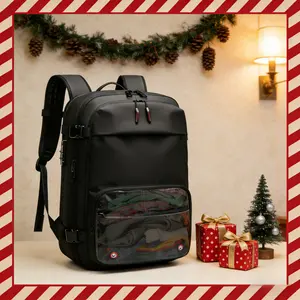 Vacuum Seal Backpack Travel 60L Expandable Backpack with Compression System, TSA Lock Water Resistant Carry-On Backpack (with Pump)