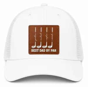 Personalized Best Dad By Par Golf Trucker Hat – Custom Golf Gift For Dad Father’s Day,Kids Custom Name,Grandpa,Dad Gift 2026