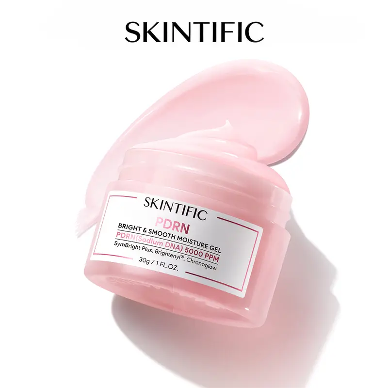 [New Launch]SKINTIFIC PDRN Bright & Smooth Moisture Gel Hydrating Skincare for Radiant Skin & Improved Skin Texture, Cruelty-Free, Black Friday Gifts, Holiday Gifts
