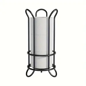 Bathroom Paper Towel Rack Household Iron Paper Kitchen Towel Rack Cleaning Lazy Multifunctional Simple Paper Roll Desktop Storage Rack