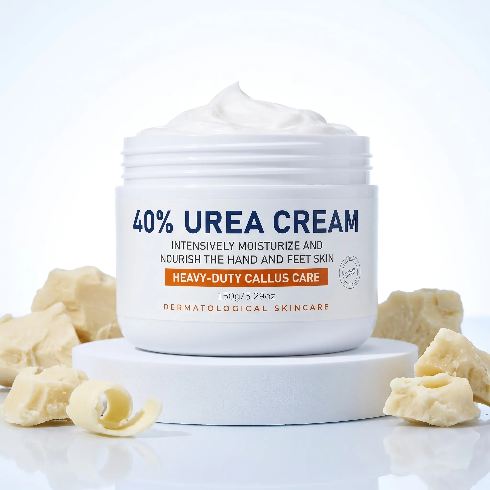40% Urea Cream for Feet & Hands - Maximum Strength Foot Cream for Dry, Cracked Heels, Calluses & Rough Skin (5.29 oz)