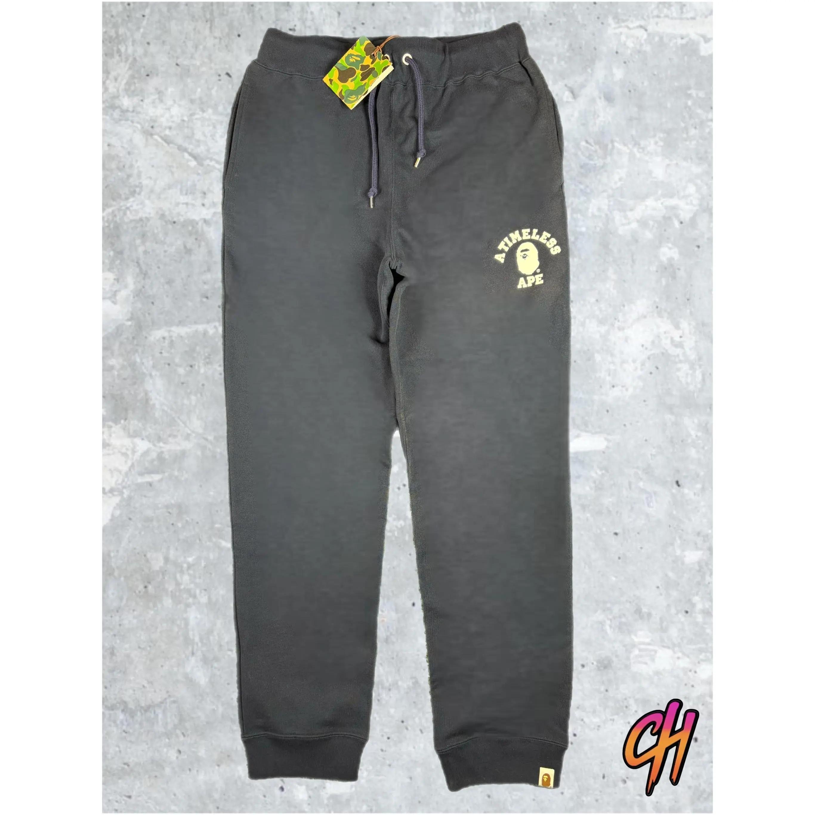 Bape X JJJJound Navy College Sweatpants Size Small