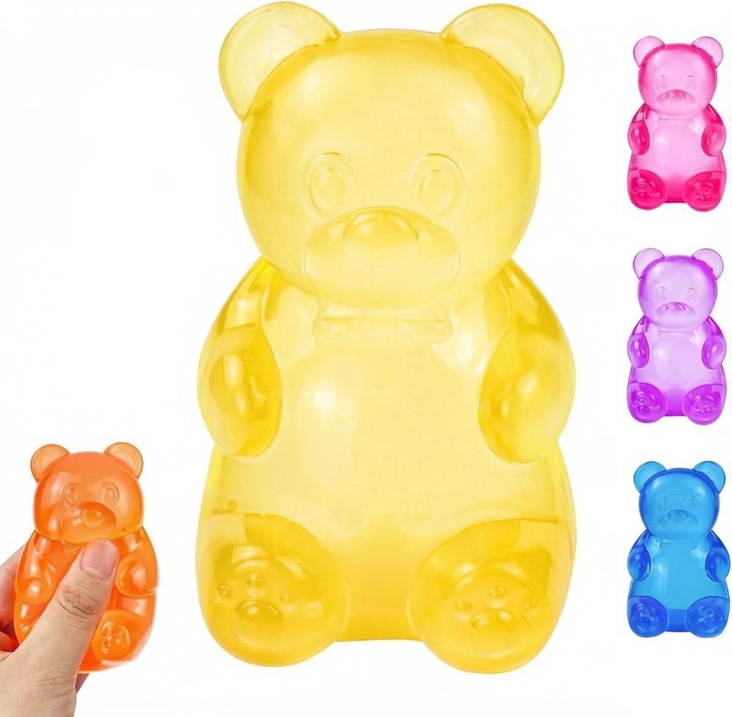 Gummy Bear & Sugar Ball designs, anxiety relief and focus toy, maltose-filled squeeze toys for sensory play, sensory fidget toys for adults and kids, slow-rising squishy stress ball