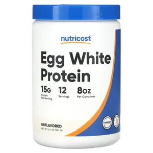 Nutricost Egg White Protein, Unflavored, 8.1 oz (227 g)