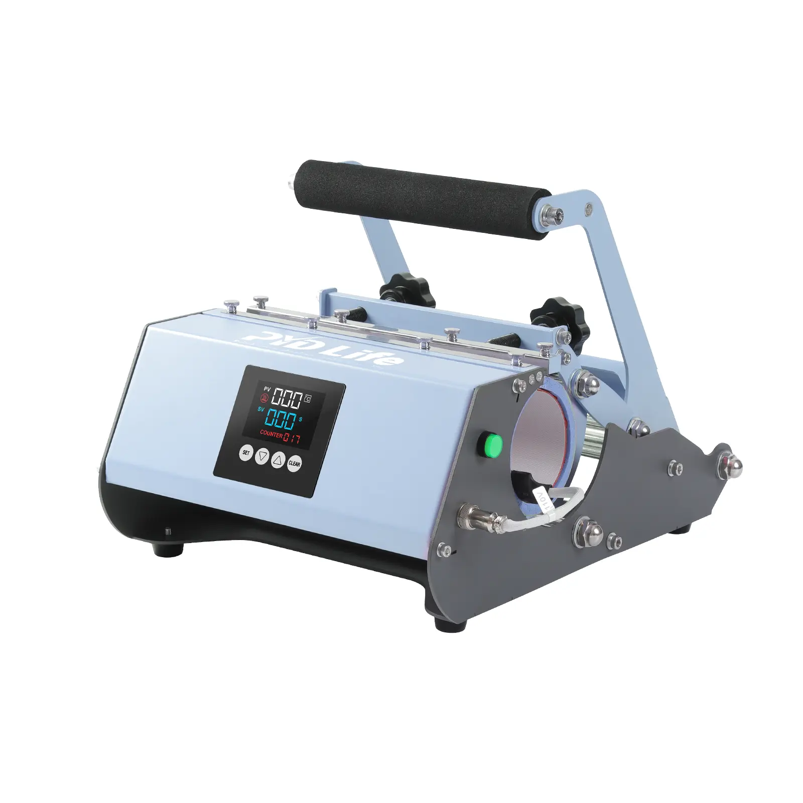 PYD Life Tumbler Heat Press Machine Blue Mug Press Machine 30 OZ 20 OZ