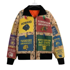 Unisex HBCU Pride Knitted Fleece Lapel Jacket