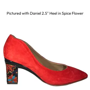 Valerie Poppy Red & Interchangeable Heels