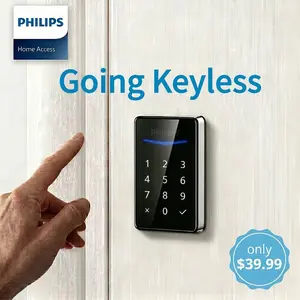Philips Smart Lock, Lock for Homeowners, Keyless Entry for Rental Apartments,  Weatherproof Touchscreen, Summervibes