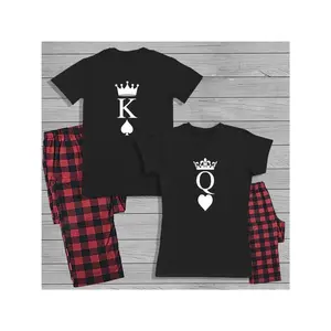 [His and Hers Matching Shirts] King of Spades & Queen of Hearts Matching His and Hers Shirts - Couple Matching - Valentines Gifts - Gift - New Year, Valentine's Day, Birthday, Winter Gifts for Parents, Friends, Family and Coworkers
