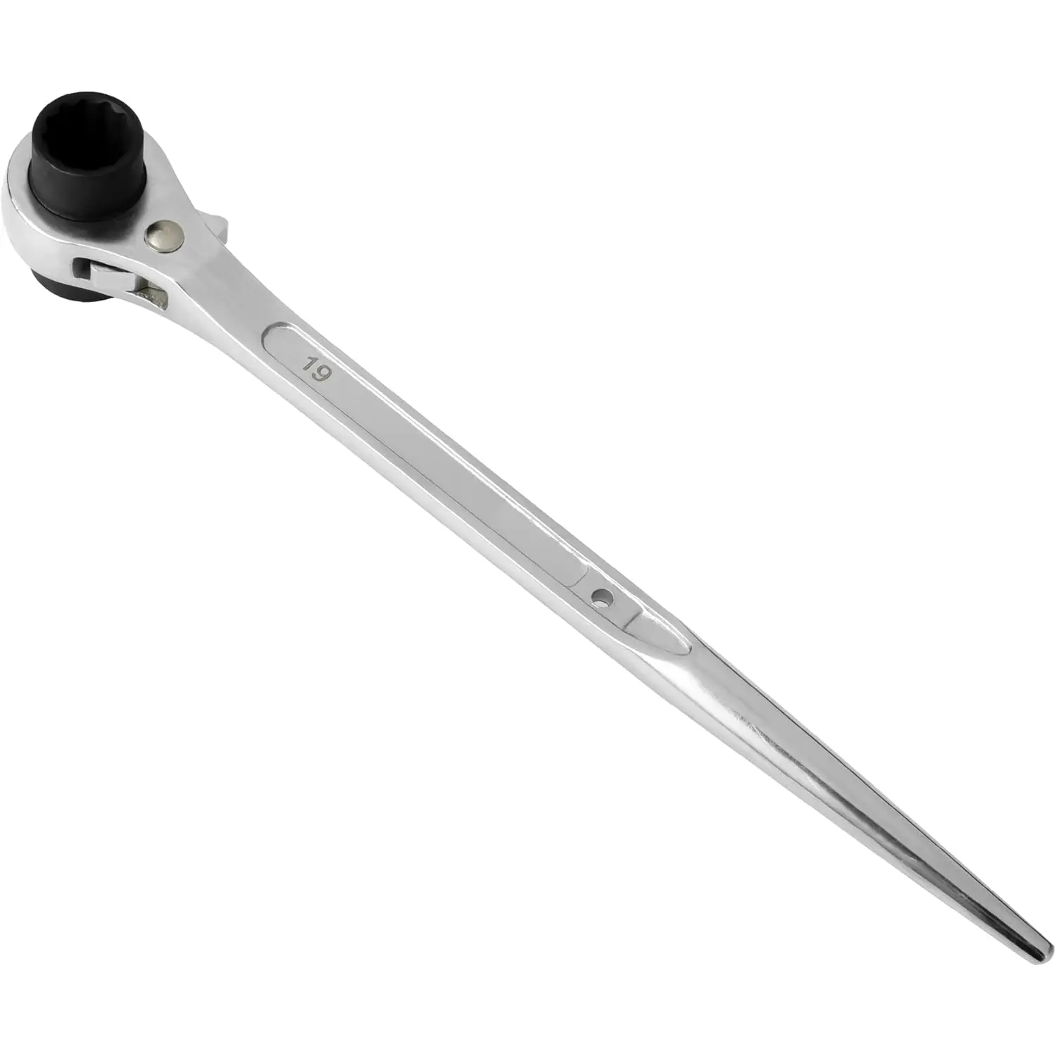 19mmx22mm OR 3/4"x7/8" 12 Point Double Ended Socket Ratcheting Podger Scaffold Spud Wrench,