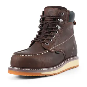 Men's Tactical Boots Lightwight comfortable all-day work boot with Side Zipper for Motorcycle Combat Hiking S Inches safety Outdor Shoes - Footwear,summerwins,father'sdaygifts