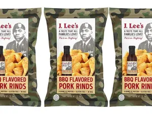 J. Lee’s BBQ Flavored Pork Rinds Keto Friendly, Zero Carbs, 9 Grams of Protein, Gluten Free and No MSG