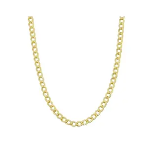 14k Yellow Gold Filled 3.2mm High Polish Miami Cuban Curb Link Chain Necklace