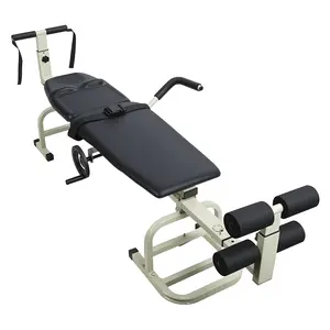 Full Body Traction Table - Adjustable Cervical-Lumbar Massage Bed, Spine Decompression Stretching Machine, Portable Back Neck Support Device