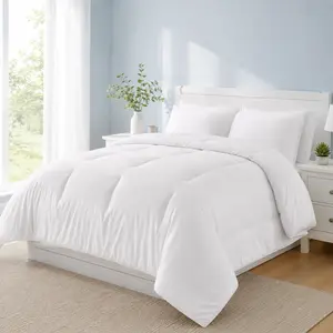 Cloudy Sleep | Comforter – Double-Stuffed Cloud-Touch Fibers, Season-Smart Fill, Fully Washable bedding bed accessories, Mother's Day Gifts