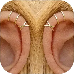 Ear Cuffs Non Piercing Ear Cuff Earrings for Women Gifts Trendy Stuff Clip on Cartilage Earrings Stacks Fake Earrings Jewelry Gifts