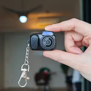 Mini Keychain Digital Camera 1080P HD 32GB Card Retro Style Vlog Travel Party Gift