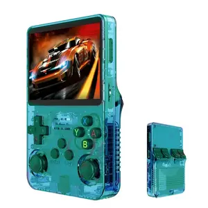 Retro Handheld Game Console Linux System 3.5-inch IPS Screen Video Player 64GB/128GB Portable Handheld Game Console mp3 type earphone ear hook design over headphone special gift immersive sound outdoor party sleep headband with bluetooth playback time
