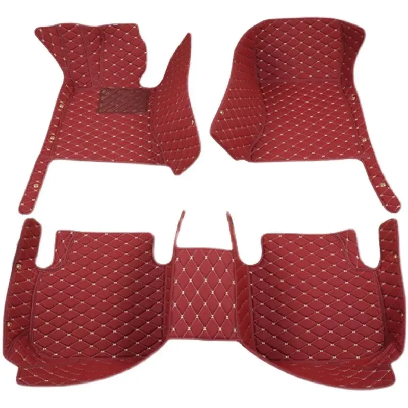 Custom Car Floor Mat For Honda CRV 2008~2011 Left/Right -hand Drive Auto Interior Accessories Fashion Diamond Styling Leather Carpet Waterproof Design Full Coverage Automotive Floor Mats, Weather Tech Mats For Cars