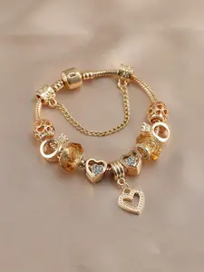 1 PC Luxury Beaded Bracelets For Women & Girls Bride Wedding Engagement Party Jewelry Mother's Day Gift Fashion Stackable Cuff Bracelets Fashionable Bangles
