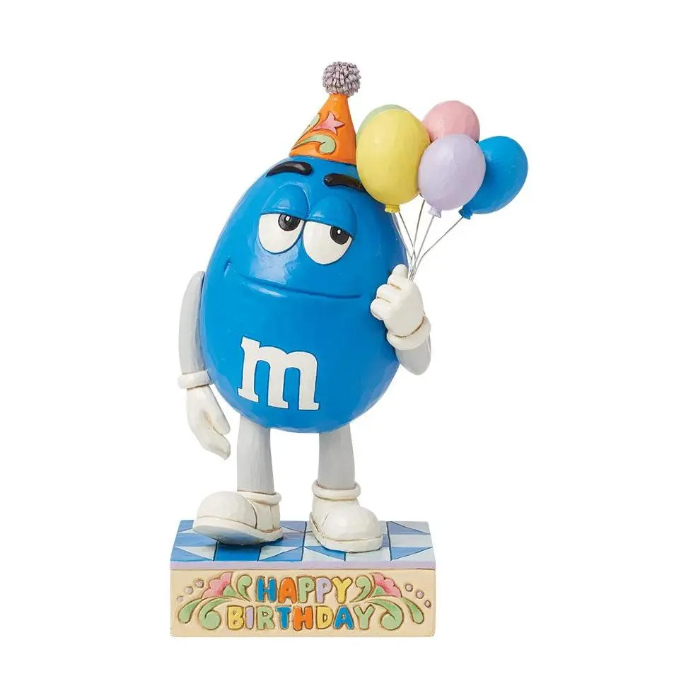 Jim Shore Heartwood Creek M&M's Blue CharacterFigurine 4"H