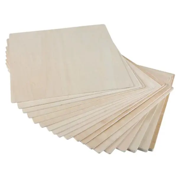 Creality  12×12x1/8'' Intelligent Recognition Basswood Plywood Sheets - 10pcs