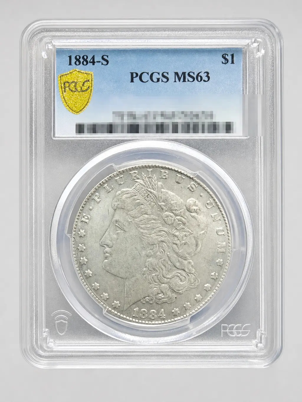 Legendary 1884-S San Francisco Morgan | Historic Liberty Treasure In  Slab PCGS