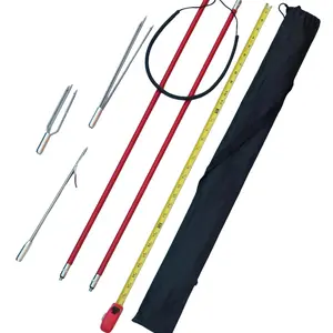5ft Solid Fiberglass Hawaiian Sling Scuba Snorkeling Spearfishing Set with 3 Tips Durable Versatile Underwater Fishing Gear for Adults