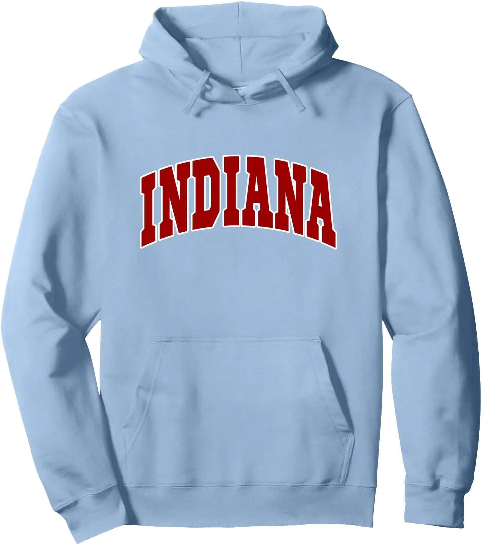 INDIANA Vintage Throwback Hoodie – Unisex Streetwear Varsity City Pullover