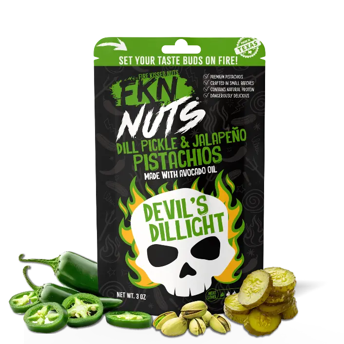 Dill Pickle Pistachios - Devil’s Dillight Jalapeno & Dill