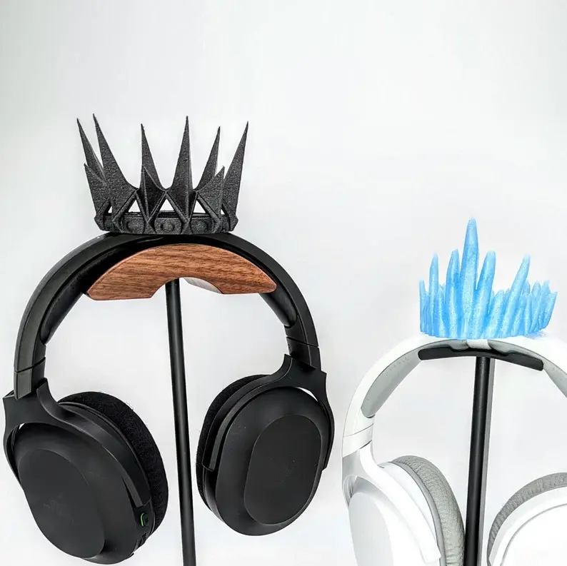 Evil or Ice Crown Headphone Attachment | Evil Gothic Headset Accessory