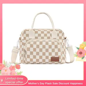 Nifogo Insulated Lunch Bag for Women Men Large Reusable Lunch Box Adult Leakproof Portable Cooler Tote Bags for Work Picnic