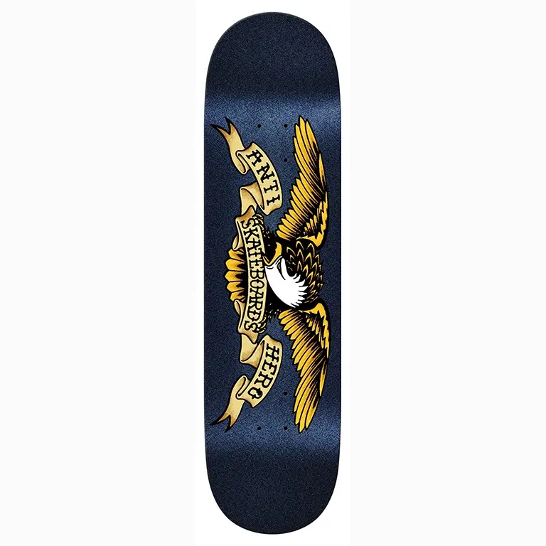 Anti-Hero Classic Eagle Easy Rider Shaped Skateboard, 8.5in