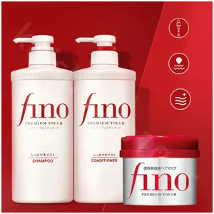 Fino Hair Mask 230g Shampoo & Conditioner 550ml *2 - for Haircare Deeply Nourish Oil Repairing Cleanser Cleansing Moisturizing Hydrating Hydration Restorative Comfort