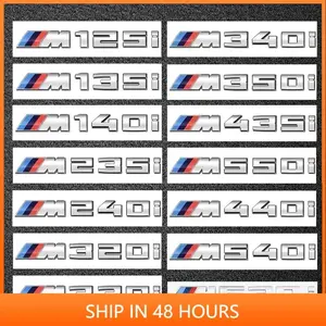 -For BMW M power new emblems badge logo M125i M135i M140i M235i M240i M320i M330i M340i M350i M440i M435i M530i M540i M550i ABS
