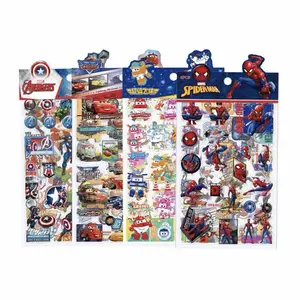 MARVEL 100pcs Stickers - Perfect for Marvel Fans - Includes 100 Individual Stickers for Crafting & Decorating - No Additional Features