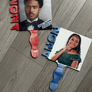 Custom Grad Fan| Graduation Personalized Fan Decor| Add Name Masks