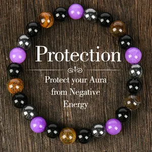 Crystal Relaxation Bracelet - Stress Relief & Anti-Anxiety Jewelry for Men and Women, Perfect Gift for a Calming Lifestyle