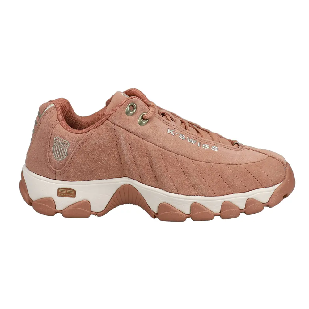 K-Swiss Womens St329 Cmf Sde Lace Up Sneakers Shoes Casual - Brown