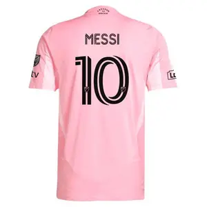 Unisex 2025/26 Season Inter Miami CF Home Soccer Jersey, Lionel Messi Name & Number 10 Print (Sports Collectible)