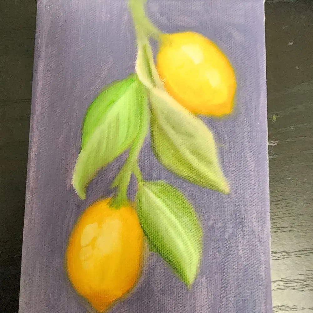 Lemons Oil Painting