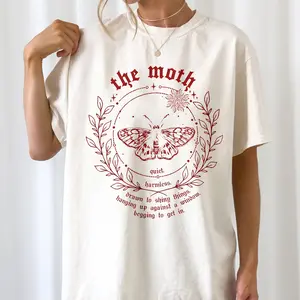 Retro The Moth Black and White Shirt, Saltburn Movie Poster Shirt, Saltburn Movie Tee Gift, Fan Shirt