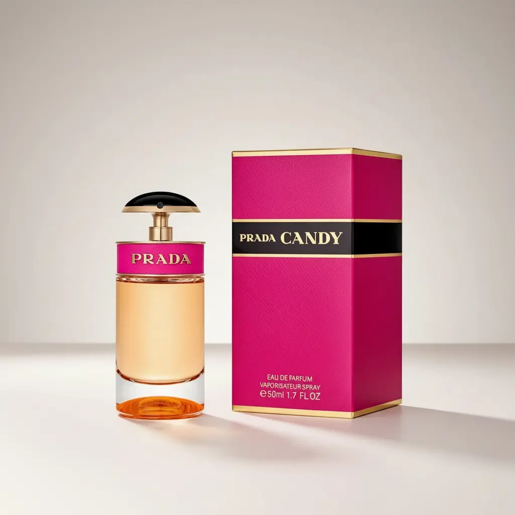 PRADA Candy Eau de Parfum, Warm Gourmand Perfumes for Women with Caramel & Benzoin Resin, Elegant Scent for Office Wear, Regular Ed., Spray On Skin, Vanilla Scents