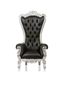 Empire Shellback Throne Chair (Black/Silver)