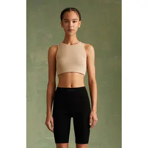 Fear of God ESSENTIALS Men's Women's Jet Black Biker Shorts