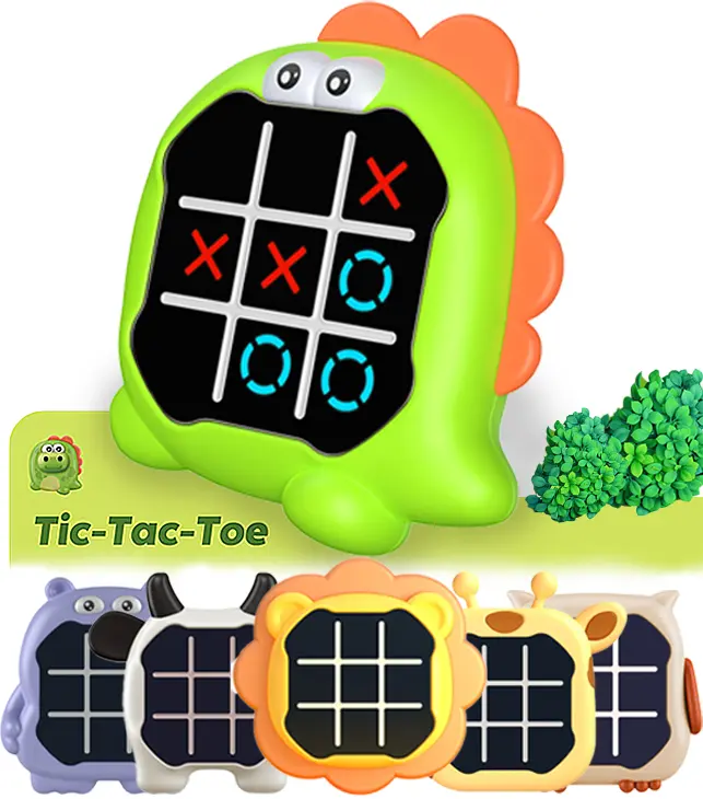 Electronic Tic Tac Toe Bolt Game, 3-in-1 My toeTac Digital Tic Toe Tac Game, Travel Board Fidgets Games for Kids 4 8 12, Brain Memory Games, Birthday Toy for Girl Boy
